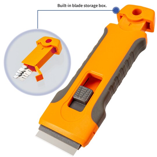Cleanse; 15 Pieces Extra Blades, Cleaning Razor Scraper for Glass, Glass Top Stove Scraper for Oven Door, Cooktop Scraper, Glass Scraper Cleaning Paint from Glass; Category:Ribs & Scrapers; Image:1